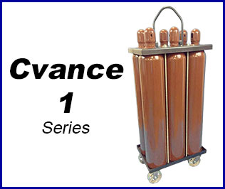 Compressed gas Cradle pack system cvance 1