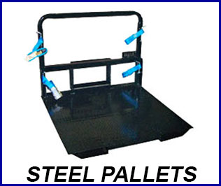 Compressed gas steel pallets